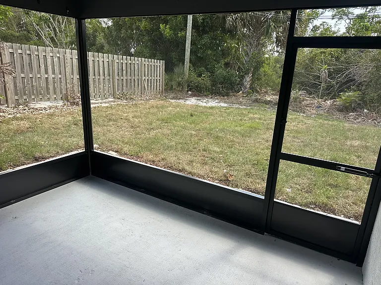 screened patio