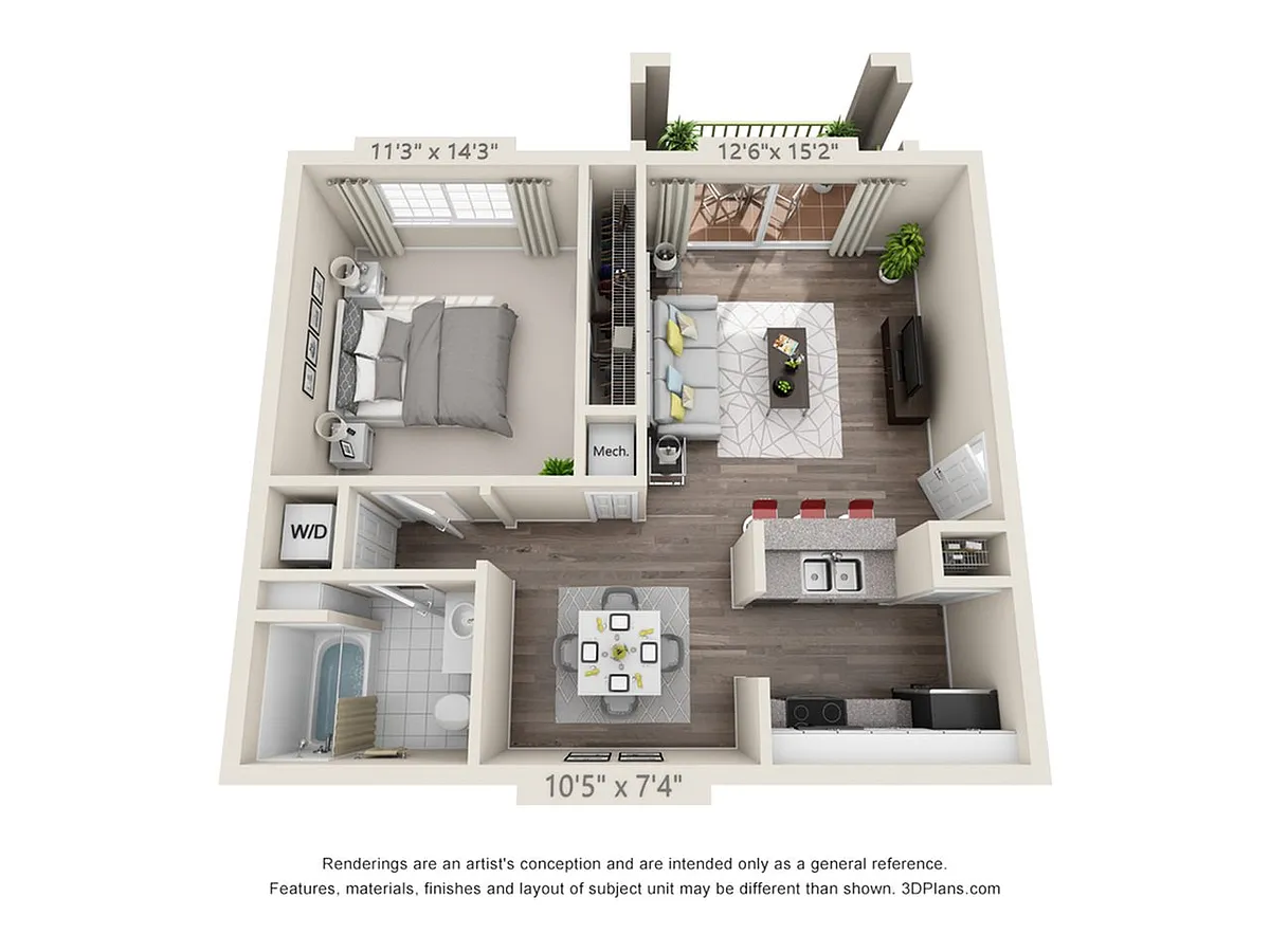 Floor plan Bordeaux