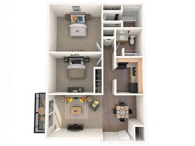 Floor plan 2X2
