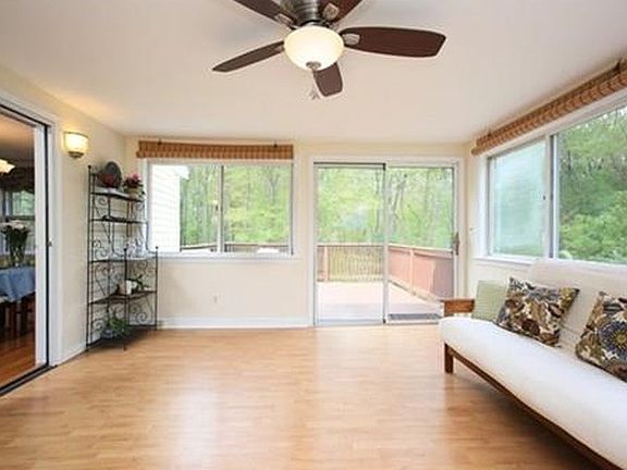 sunroom and deck