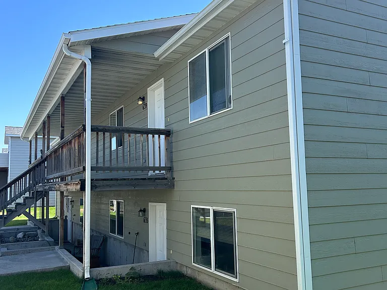 View of West Side of unit 639 on top floor.