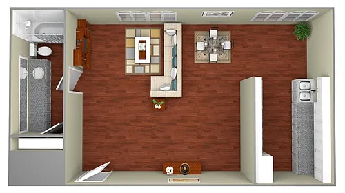 Floor plan Junior-1 Bed