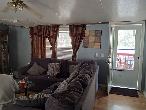 Living room and front door 