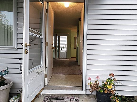 Front door looking to deck