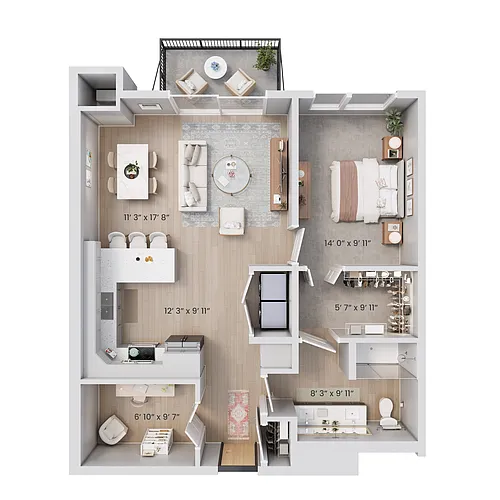Floor plan Tinkerbird + Den
