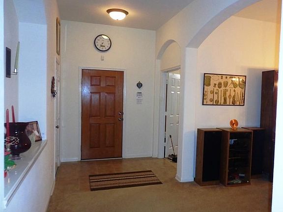 Notice the arched doorways