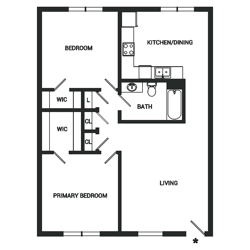 Floor plan Sunset