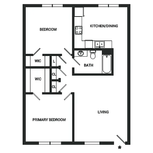 Floor plan Sunset