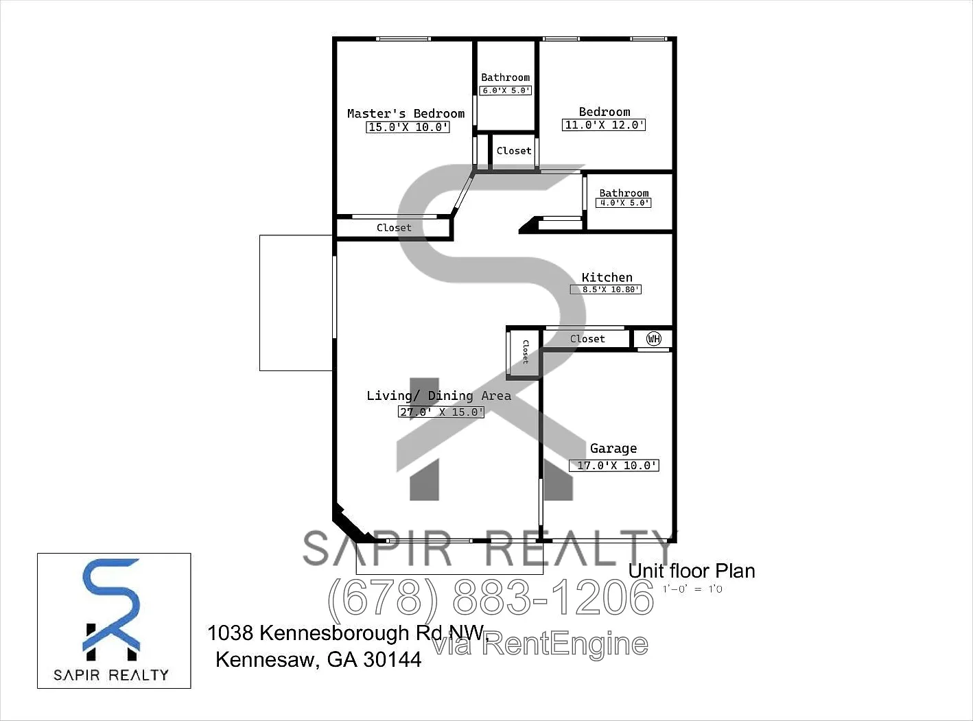 2 bed, 2.0 bath, 1042 sqft, $1,700 — Photo 2