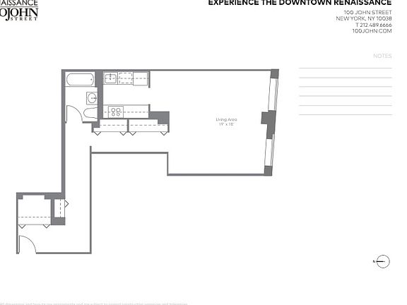 2nd image of 100 John St APT 1817