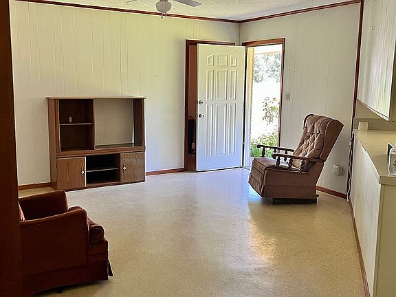 Living room and back door