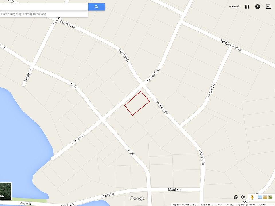 1st image of Corner Lot Hemlock Lane And  Pocono Drive