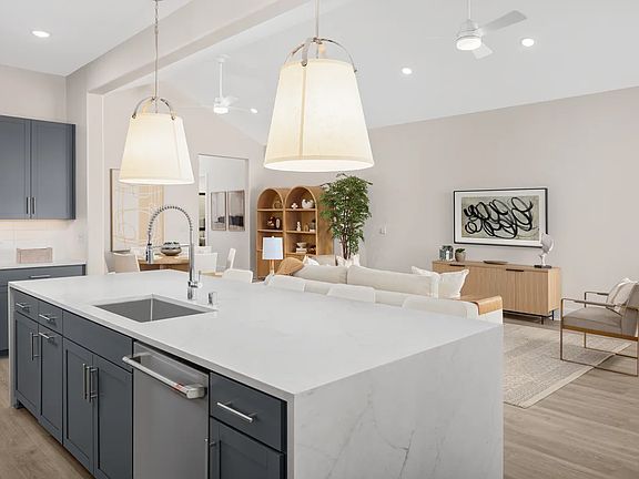 Kitchen overlooking great room