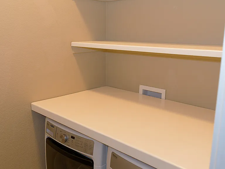 Full Laundry with Storage Above & Folding Table