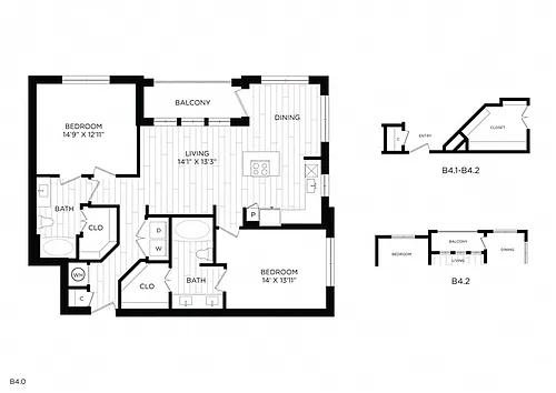 Floor plan B4