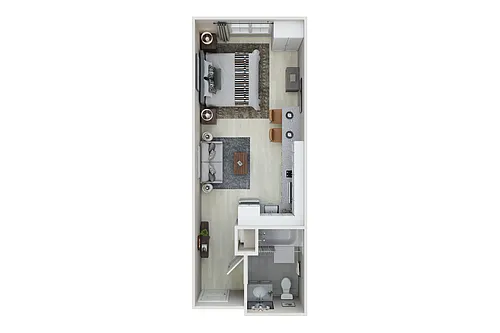 Floor plan Studio B