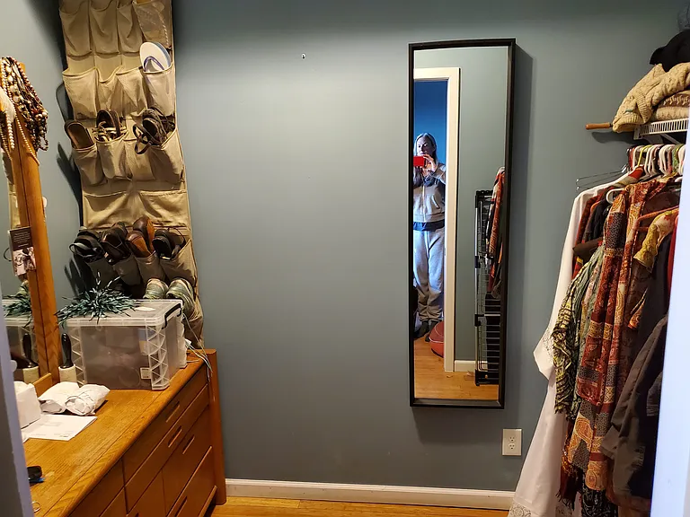 Master bedroom walk-in closet
