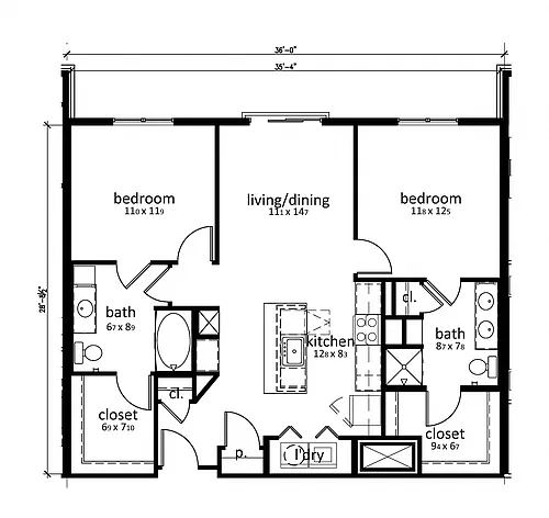 Floor plan Bruges