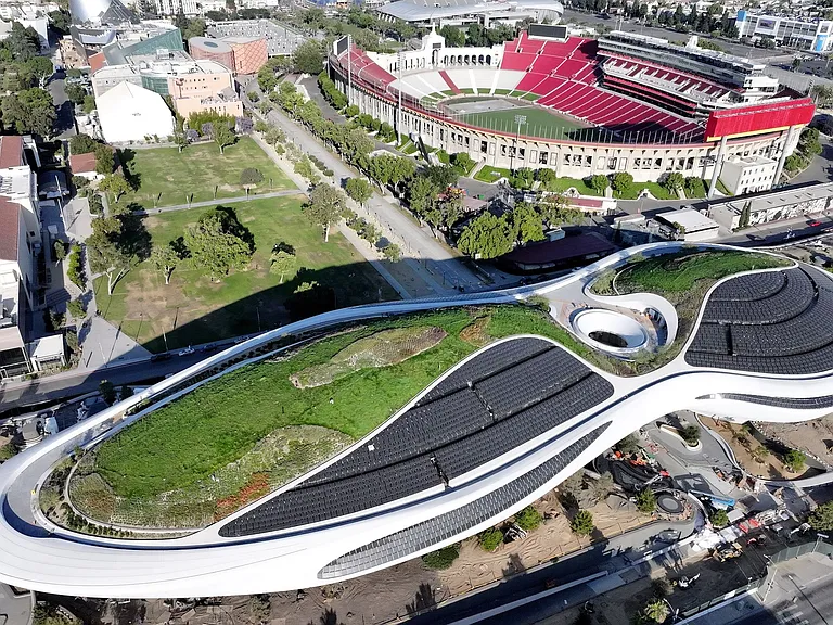 Lucas Museum of Narrative Arts is only 5 minutes away ... on same Menlo Avenue street --Scheduled to open 9/2/2026 after 6 years of unique construction