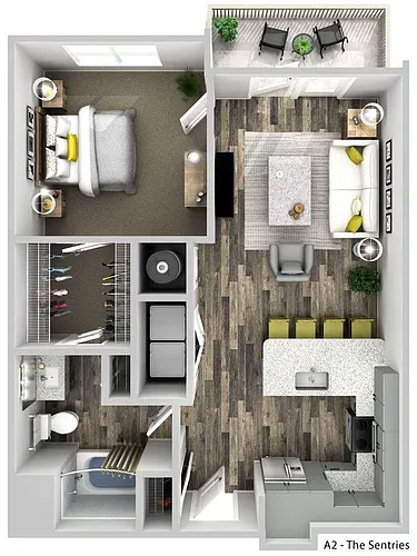 Floor plan A2 - The Sentries
