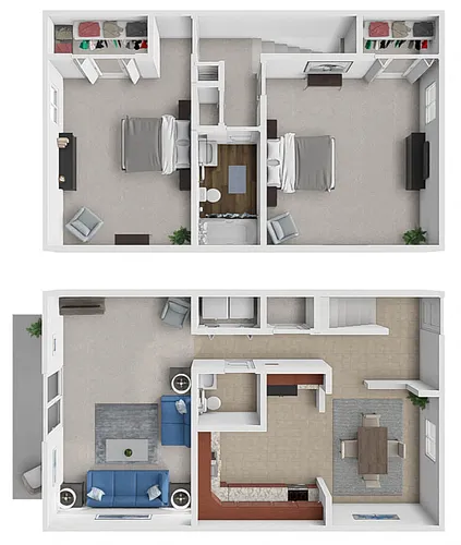 Floor plan Ashby Townhome
