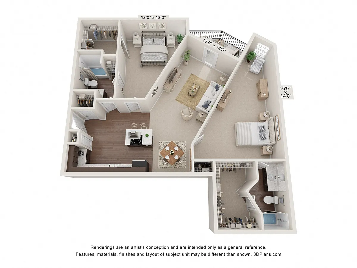 Floor plan B3