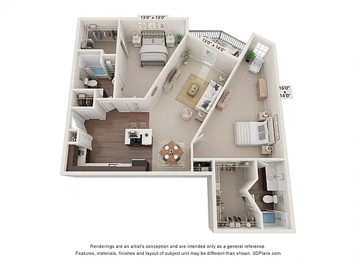 Floor plan B3