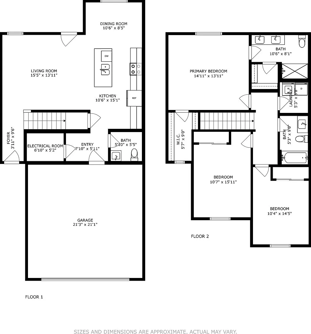 3 bed, 2.5 bath, 1676 sqft, $2,400 — Photo 1