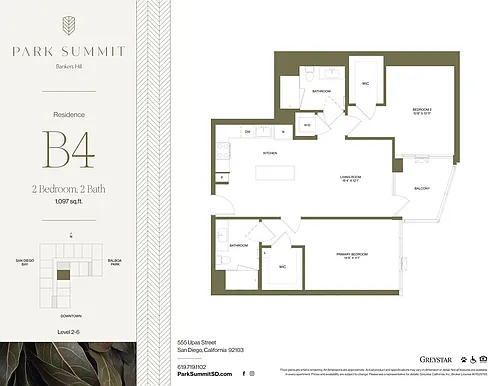 Floor plan Park summit _B4