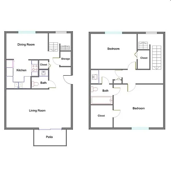 Floor plan Floorplan B3