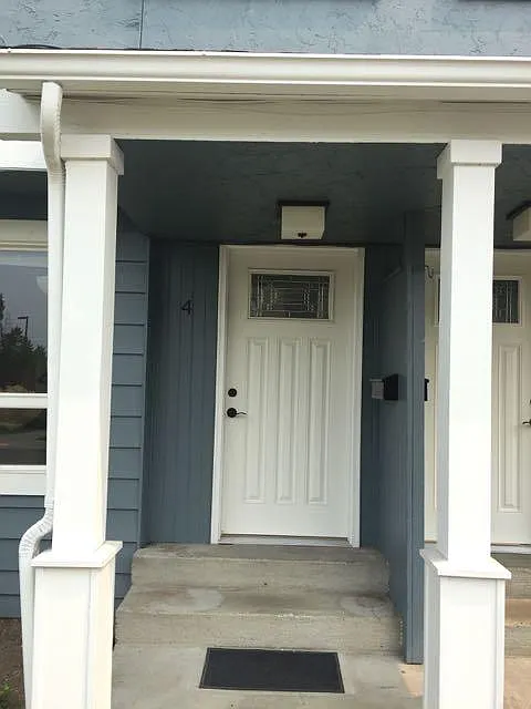 Front doorstep.