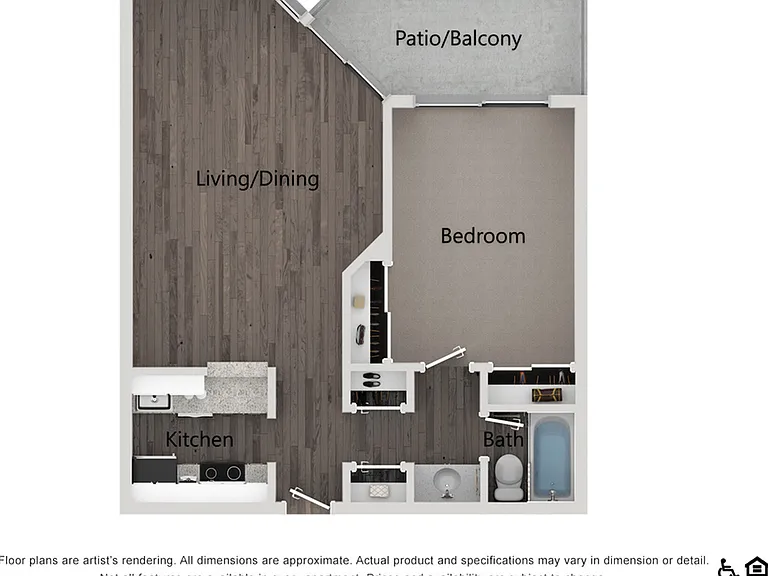 1 bedroom 1 bath - 730 square feet 1 bedroom 1 bath - 730 square feet
