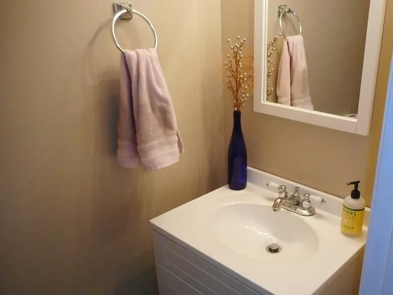 Downstairs powder room