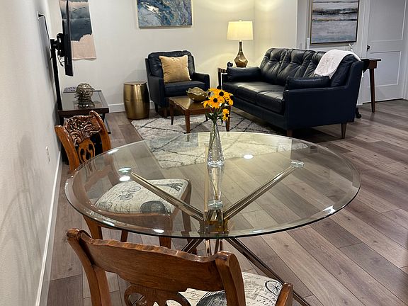 Dining room area (currently 4 dining chairs)