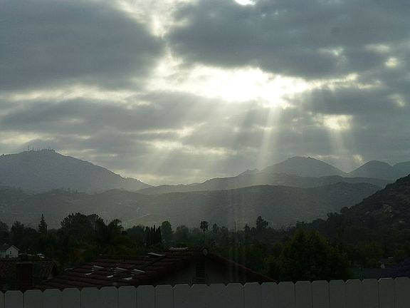 View from backyard