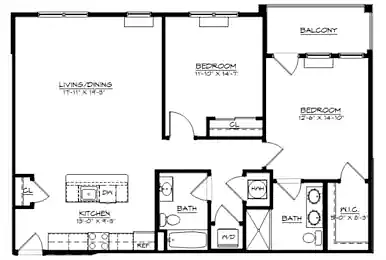 Floor plan Turquoise