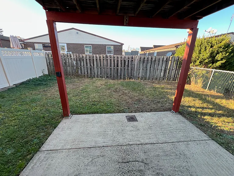Private Patio and Fenced In Yard