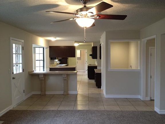 Living, looking into kitchen