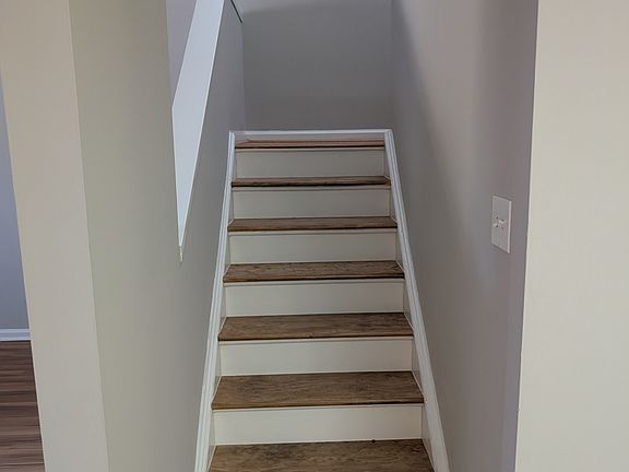 Newly renovated stairs