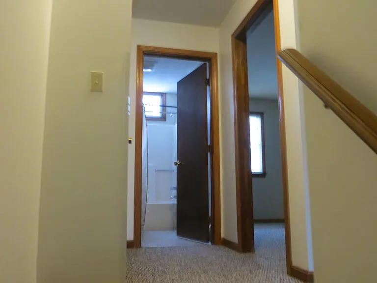Top of stairs to bedrooms and bath