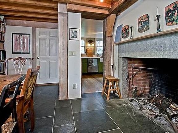 Fireplace in Dining room