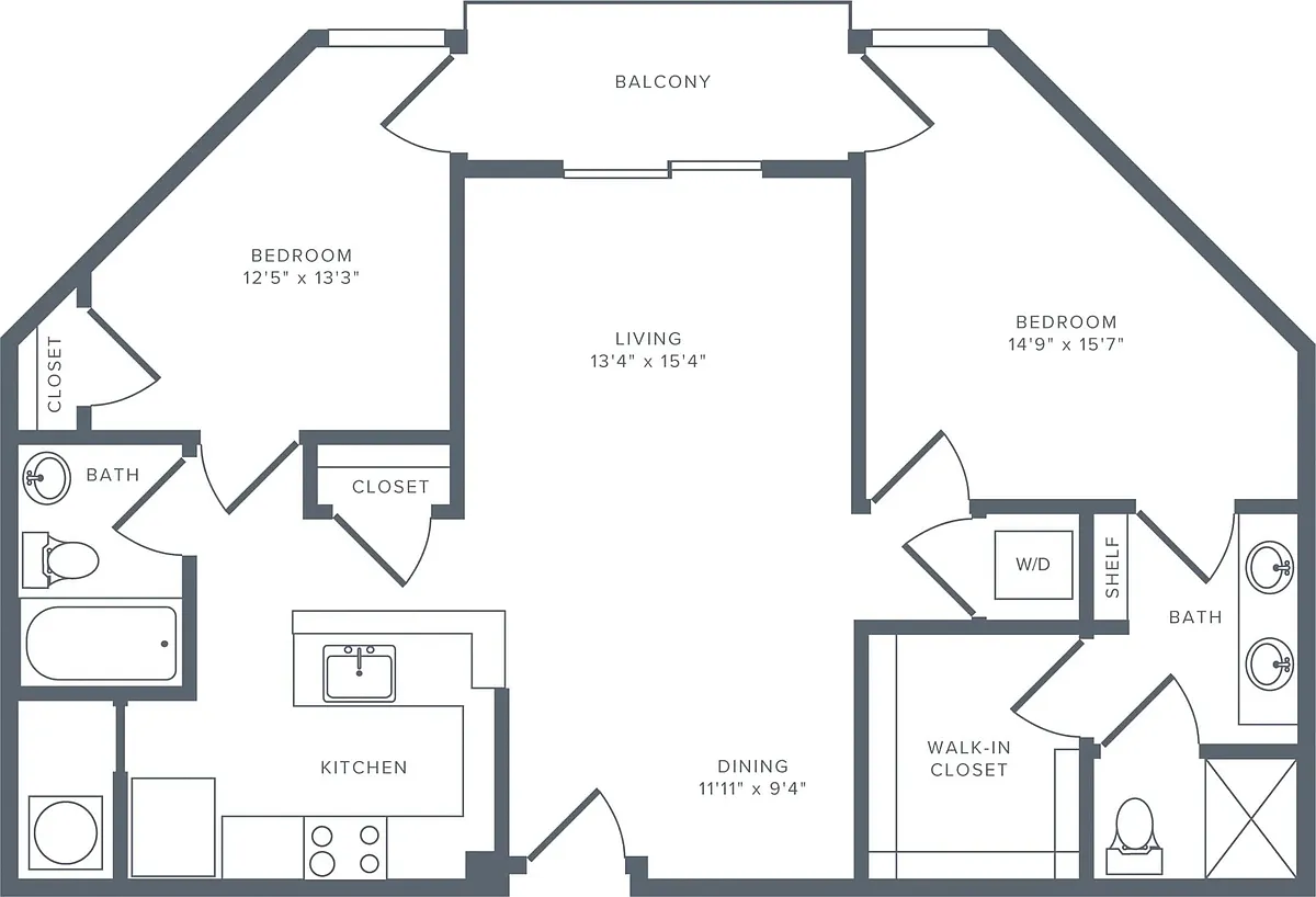Floor plan B03 Renovated