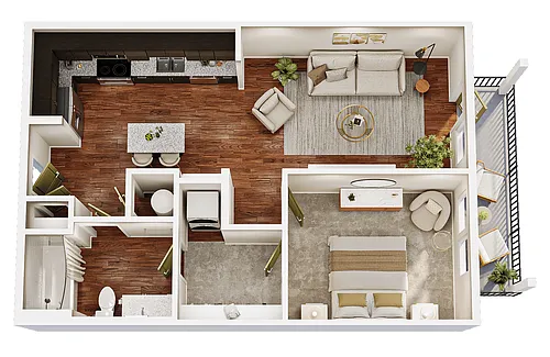 Floor plan A1G