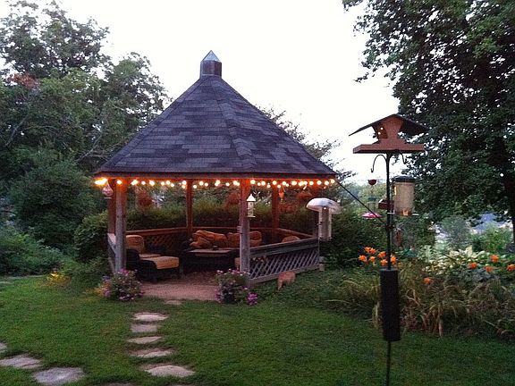 gazebo for peaceful escapes