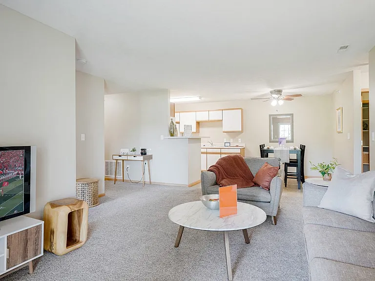 Open and inviting living spaces are perfect for relaxation and entertaining.