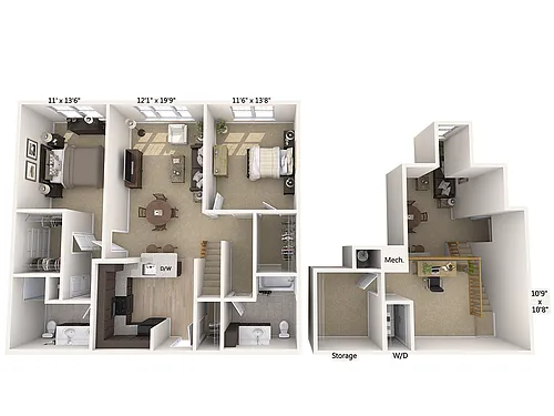 Floor plan B6L