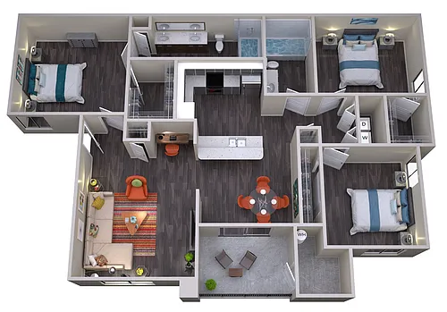 Floor plan Redwood Creek
