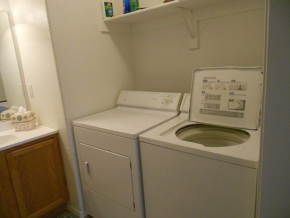 Full sized washer and dryer!