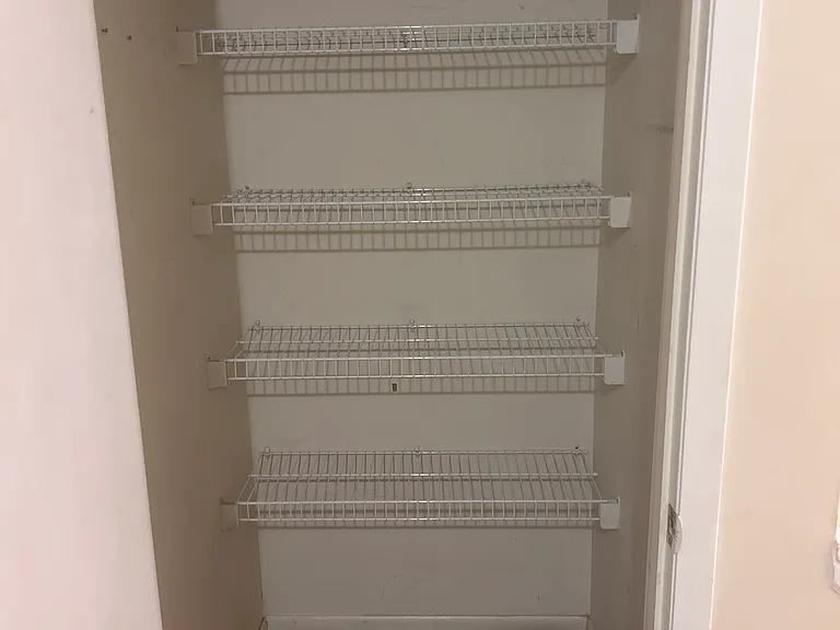 Large linen closet upstairs.