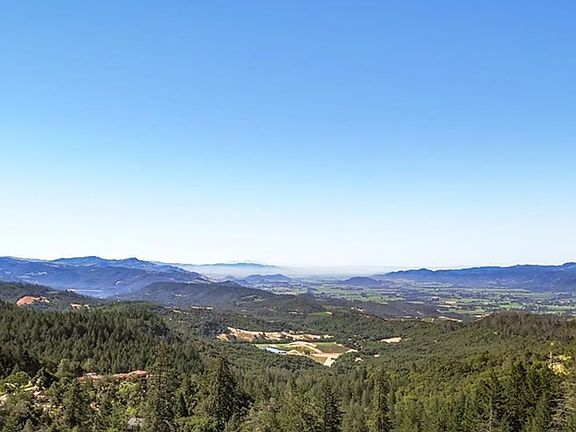 View of Napa Valley from Property